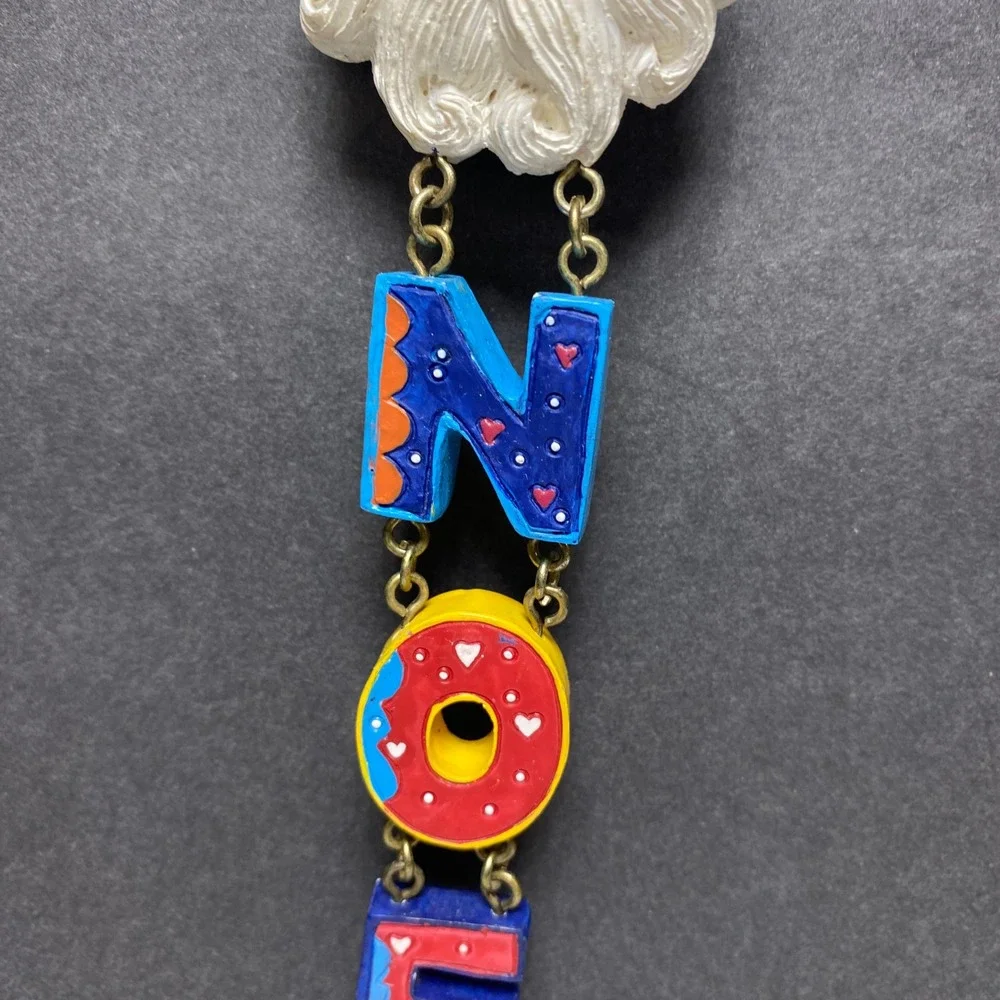 Whimsical Gnome Noel Christmas Hanging‎ Decoration Letter Ornaments